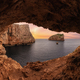 Cave on Rocky Coast with Cliffs on the Mediterranean Sea. Sardinia, Italy. Background. - PhotoDune Item for Sale