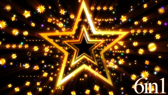 Gold Stars Backgrounds