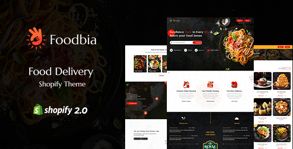 Foodbia – Food Delivery Shopify Theme