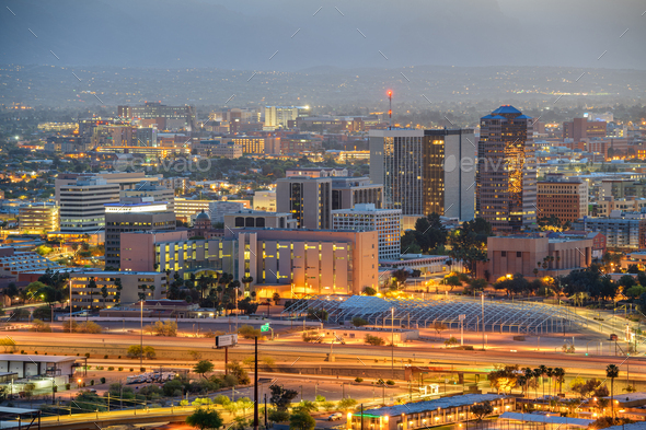 Tucson, Arizona, USA Downtown - Stock Photo - Images