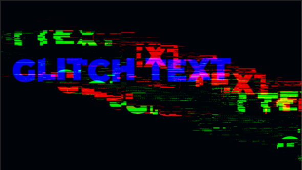 Glitch Title 4K