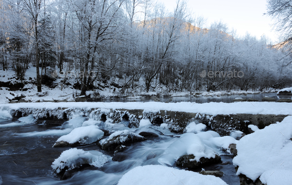 Winter landscape - Stock Photo - Images