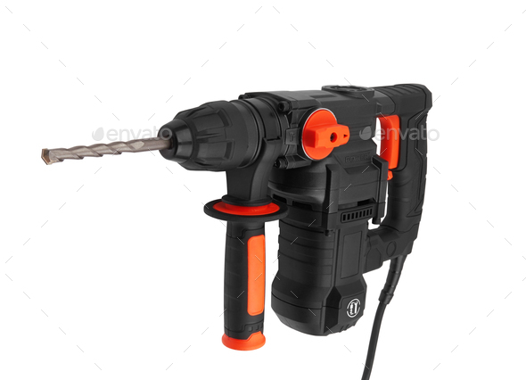 Rotary hammer with a drill