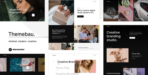 Themebau – Minimal Portfolio & Agency WordPress Theme