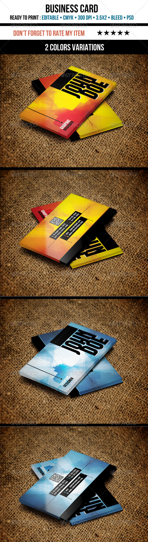Grunge Business Cards - Grunge Business Cards