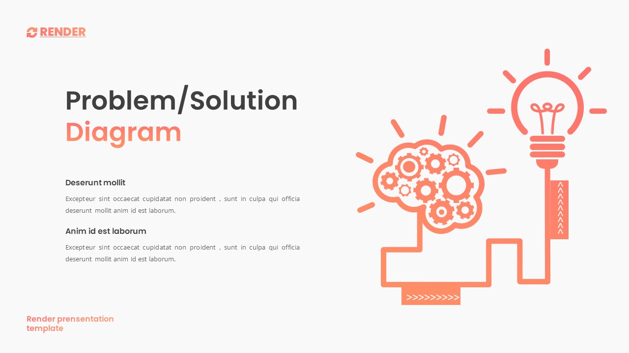 Render - Business Project Powerpoint Template, Presentation Templates
