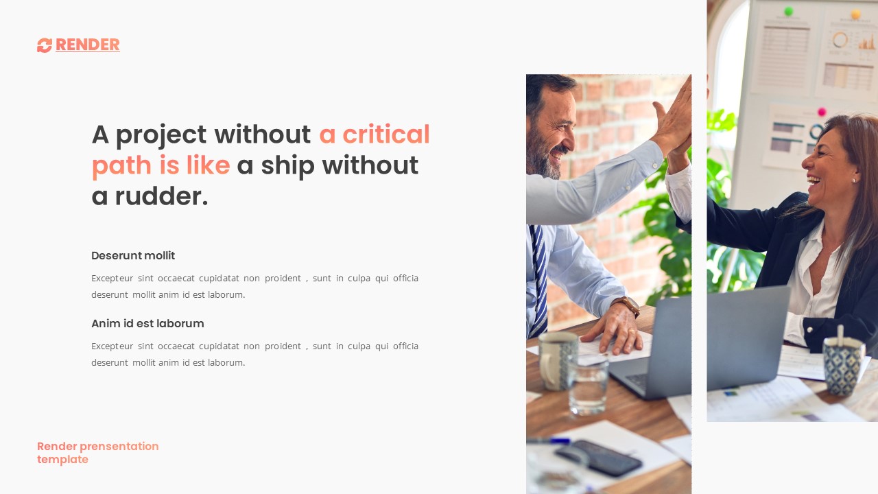 Render - Business Project Google Slides Template, Presentation Templates