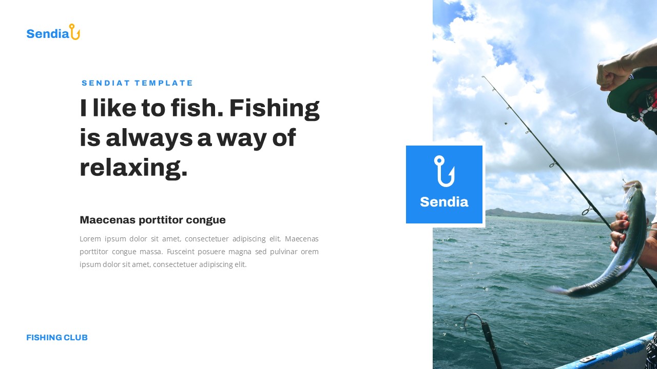 Sendiat - Fishing Google Slides Template by onelinerdesign | GraphicRiver