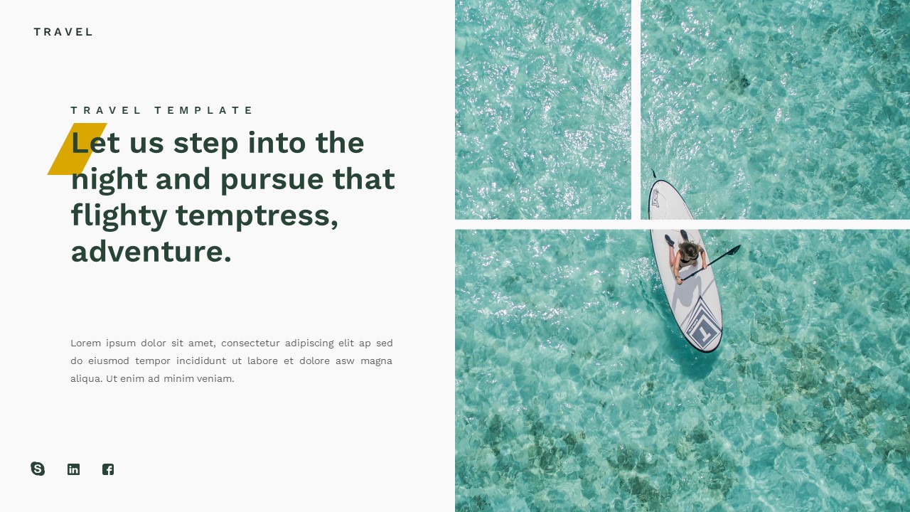 Travel Agency Google Slides Template, Presentation Templates GraphicRiver