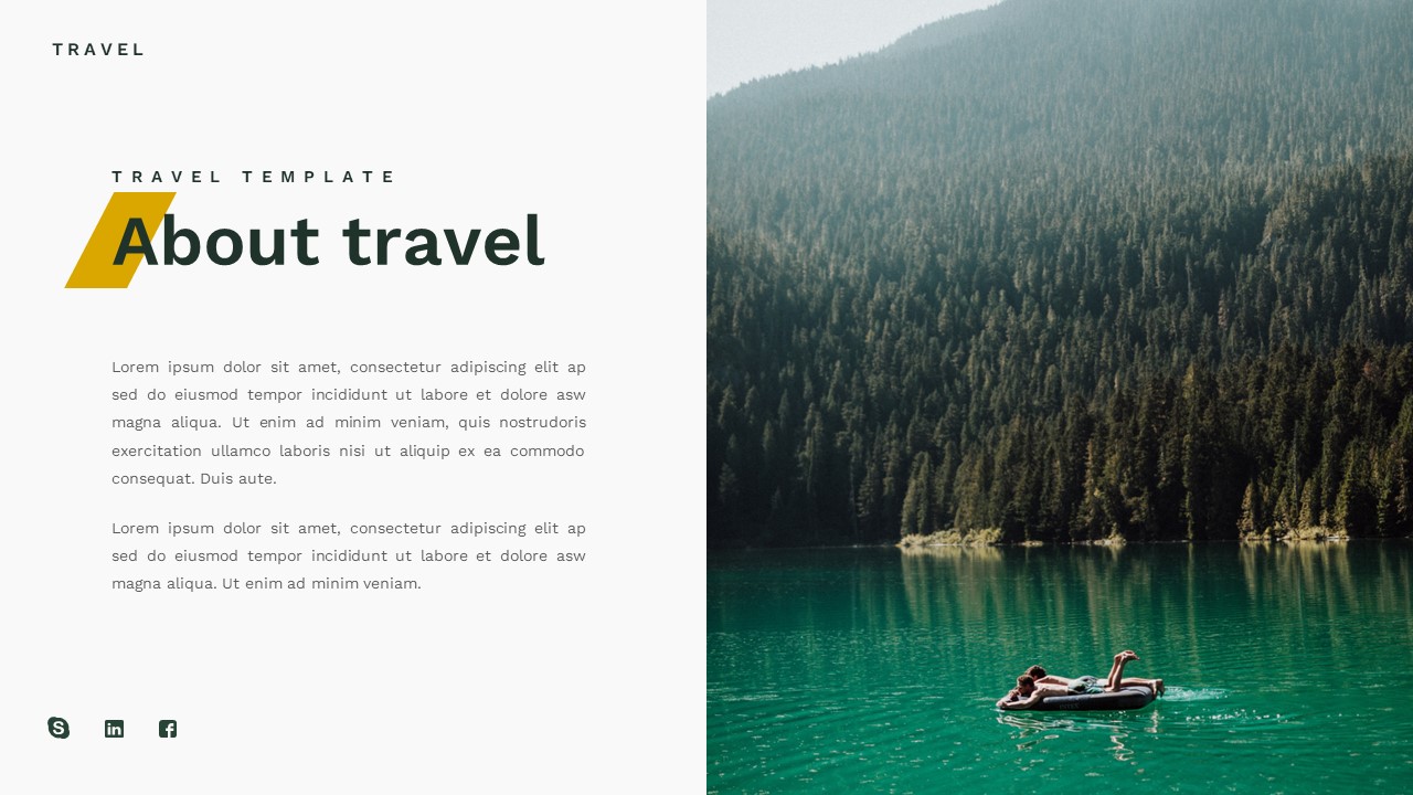 Travel Agency Google Slides Template, Presentation Templates GraphicRiver