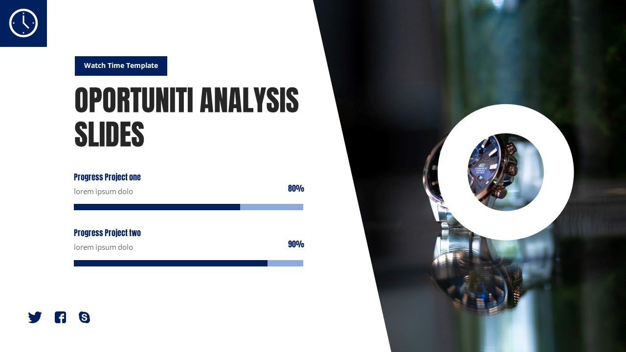 Wacth Time - Fashion Accessories Powerpoint Template, Presentation ...