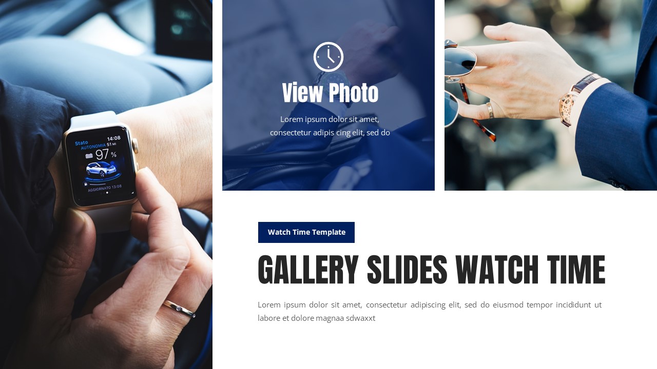 Wacth Time - Fashion Accessories Powerpoint Template, Presentation ...
