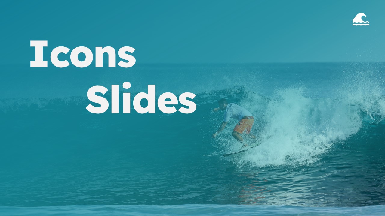 Mluncur - Surfing Water Sport Powerpoint Template, Presentation Templates