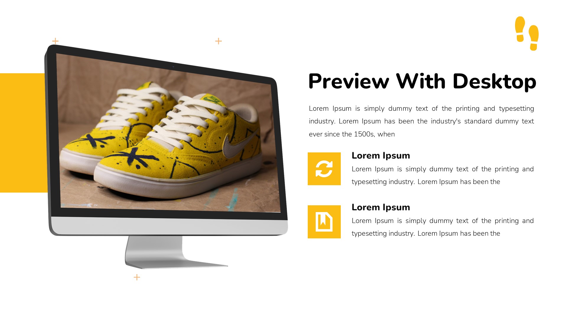 Spats - Shoes & Sneakers Powerpoint Template, Presentation Templates