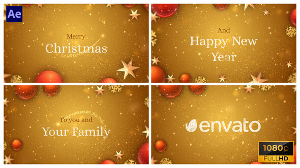 Christmas & New Year Wishes Titles | Greetings Titles template preview