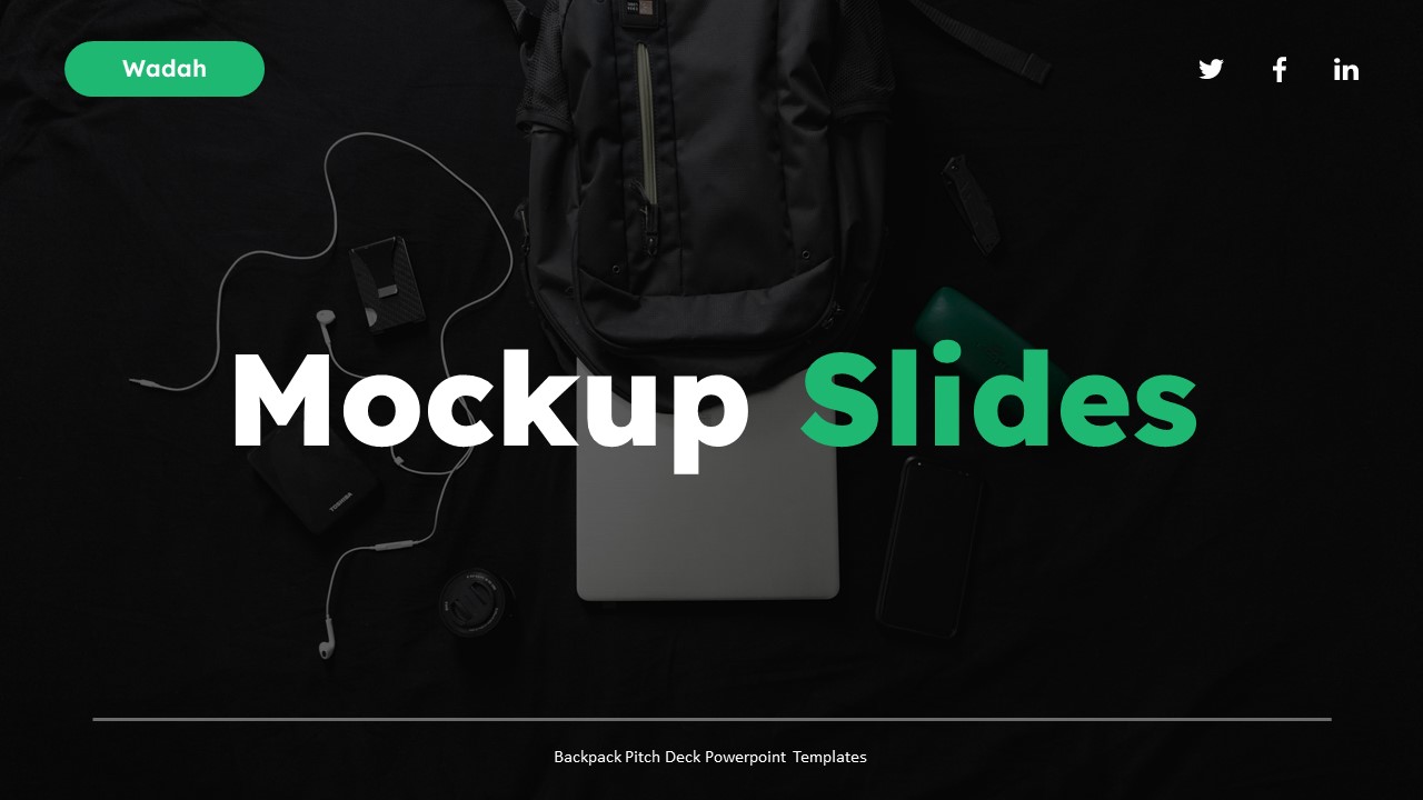 Wadah - Backpack Powerpoint Template, Presentation Templates | GraphicRiver