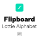 Flip Board Lottie Alphabet - VideoHive Item for Sale