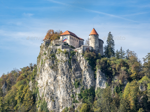Bled castle, Slovenia - Stock Photo - Images