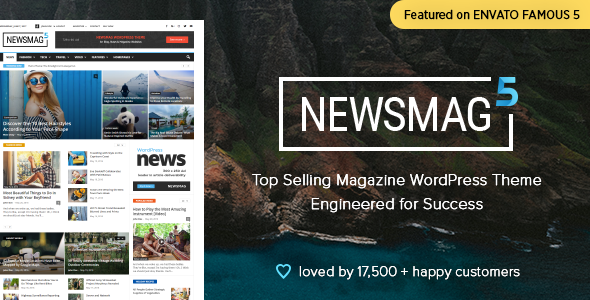 Newsmag  Newspaper & Magazine WordPress Theme