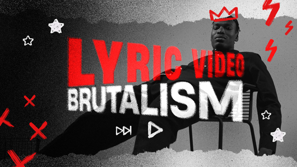 Lyric Video // Brutalism Typography