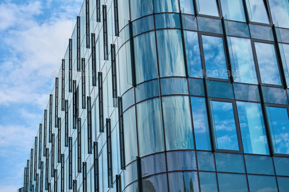 Modern city architecture, Detail of office building facade Stock Photo ...