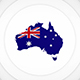 3D Disk with Australia Map Intro - VideoHive Item for Sale