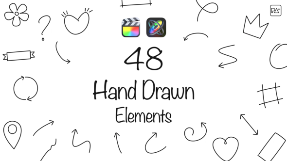 Hand Drawn Elements For Final Cut Pro X