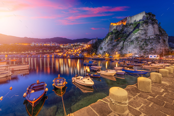 Scilla, Italy at the Port  - Stock Photo - Images