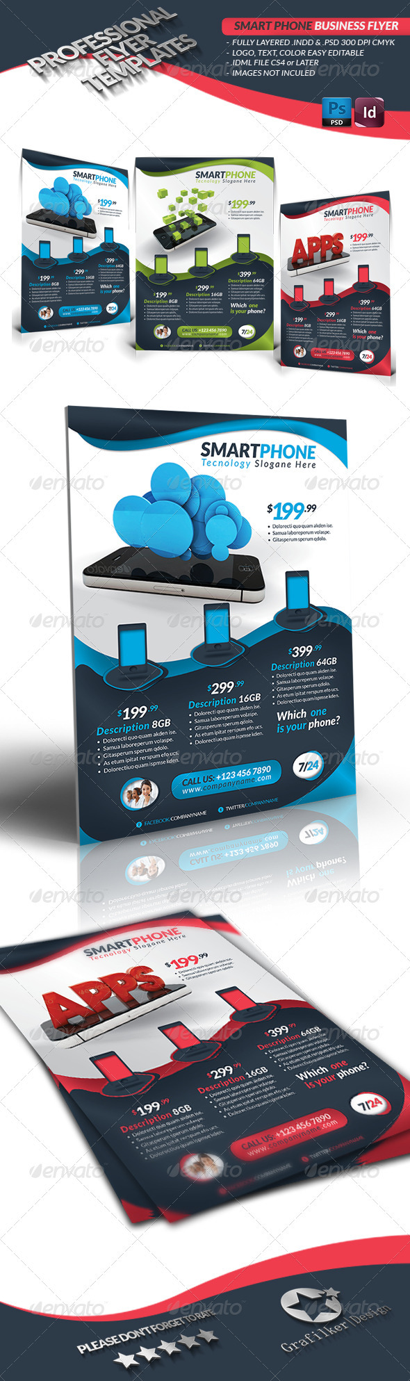 Smart Phone Business Flyer - Commerce Flyers