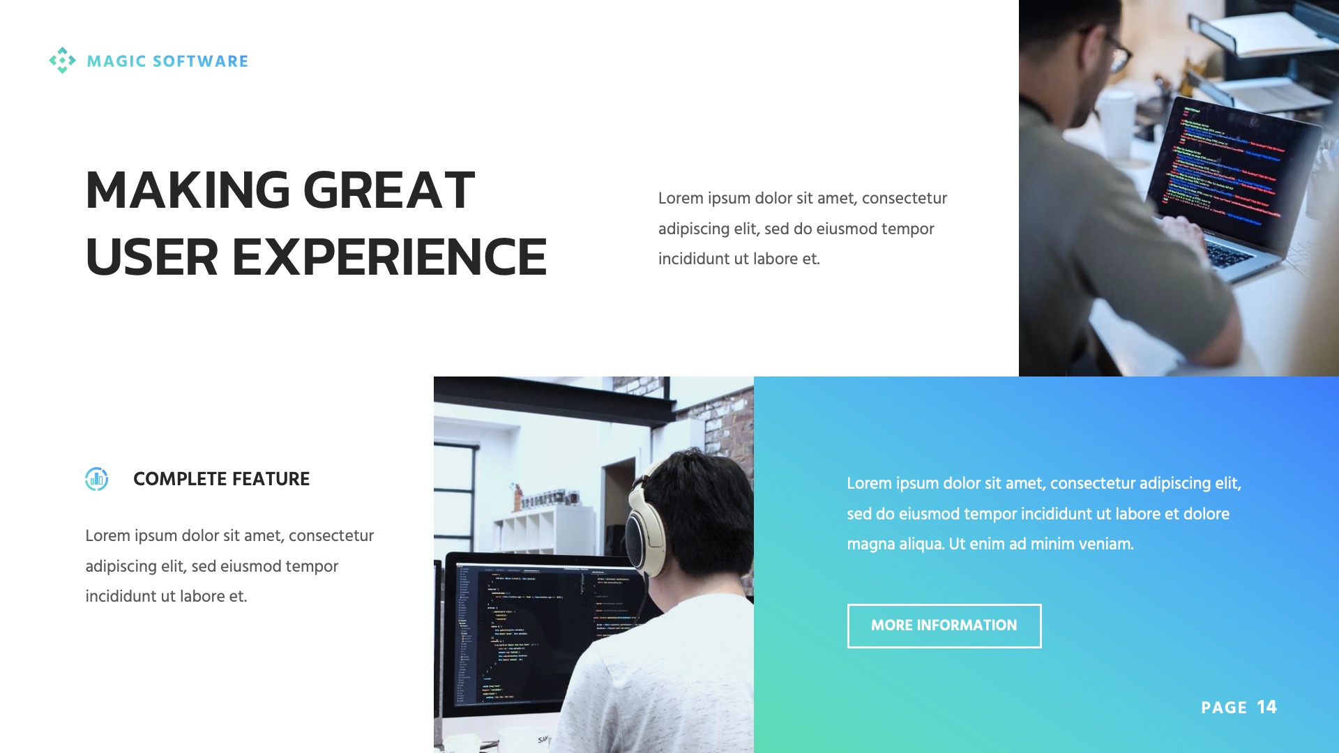 Magic - Software Engineering Presentation Keynote, Presentation Templates