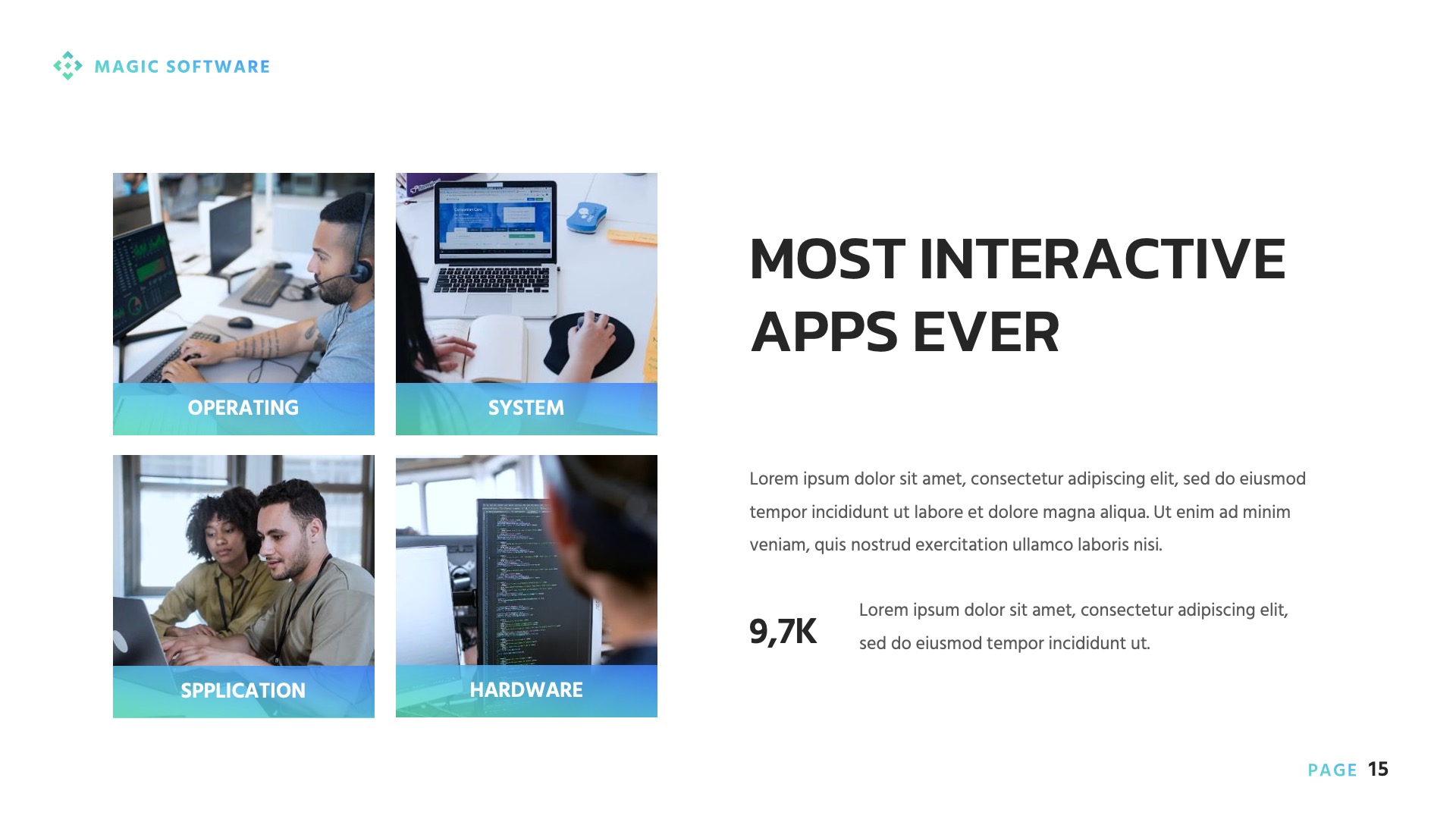 Magic - Software Engineering Presentation Keynote, Presentation Templates