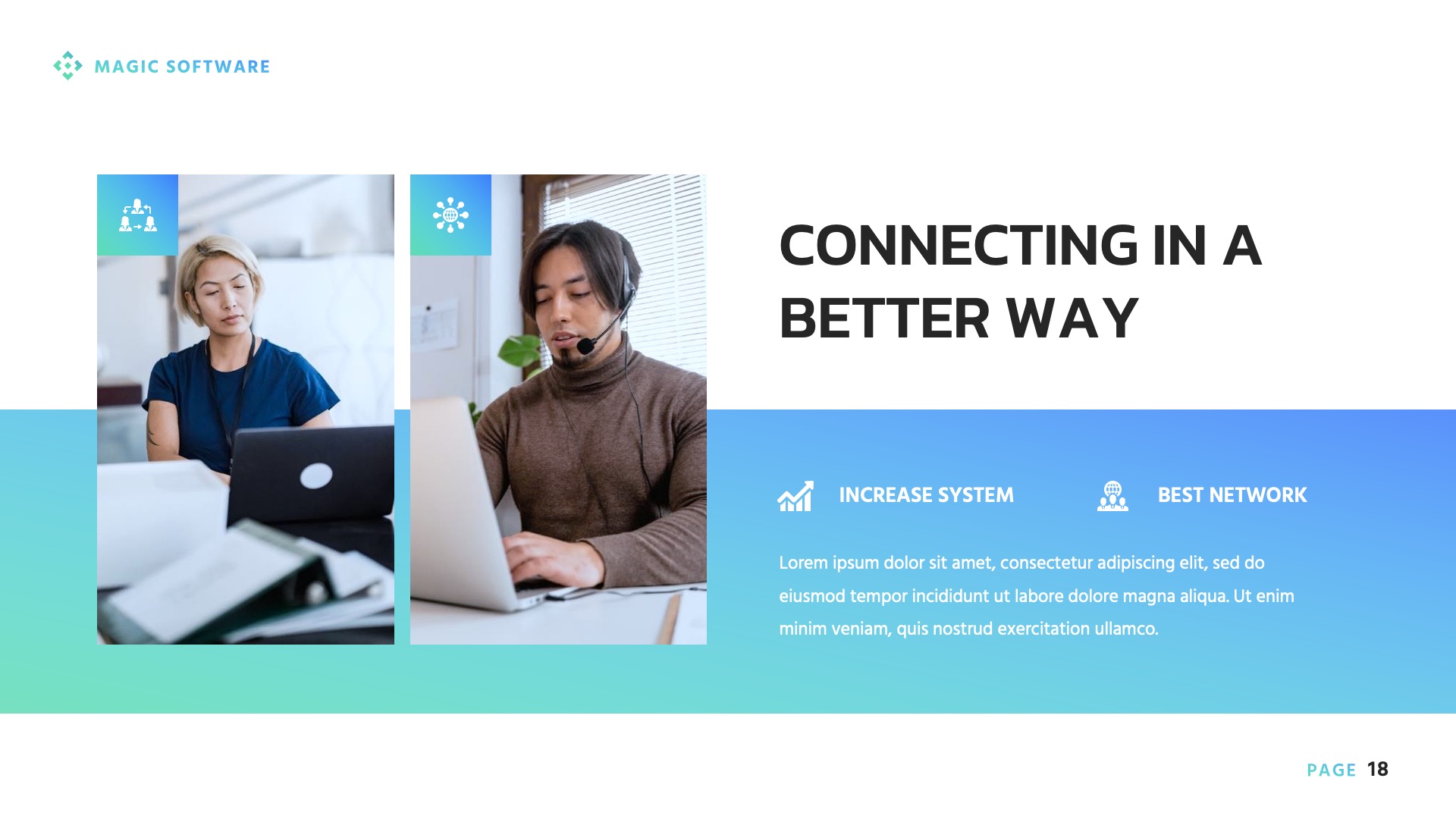 Magic - Software Engineering Presentation Keynote, Presentation Templates