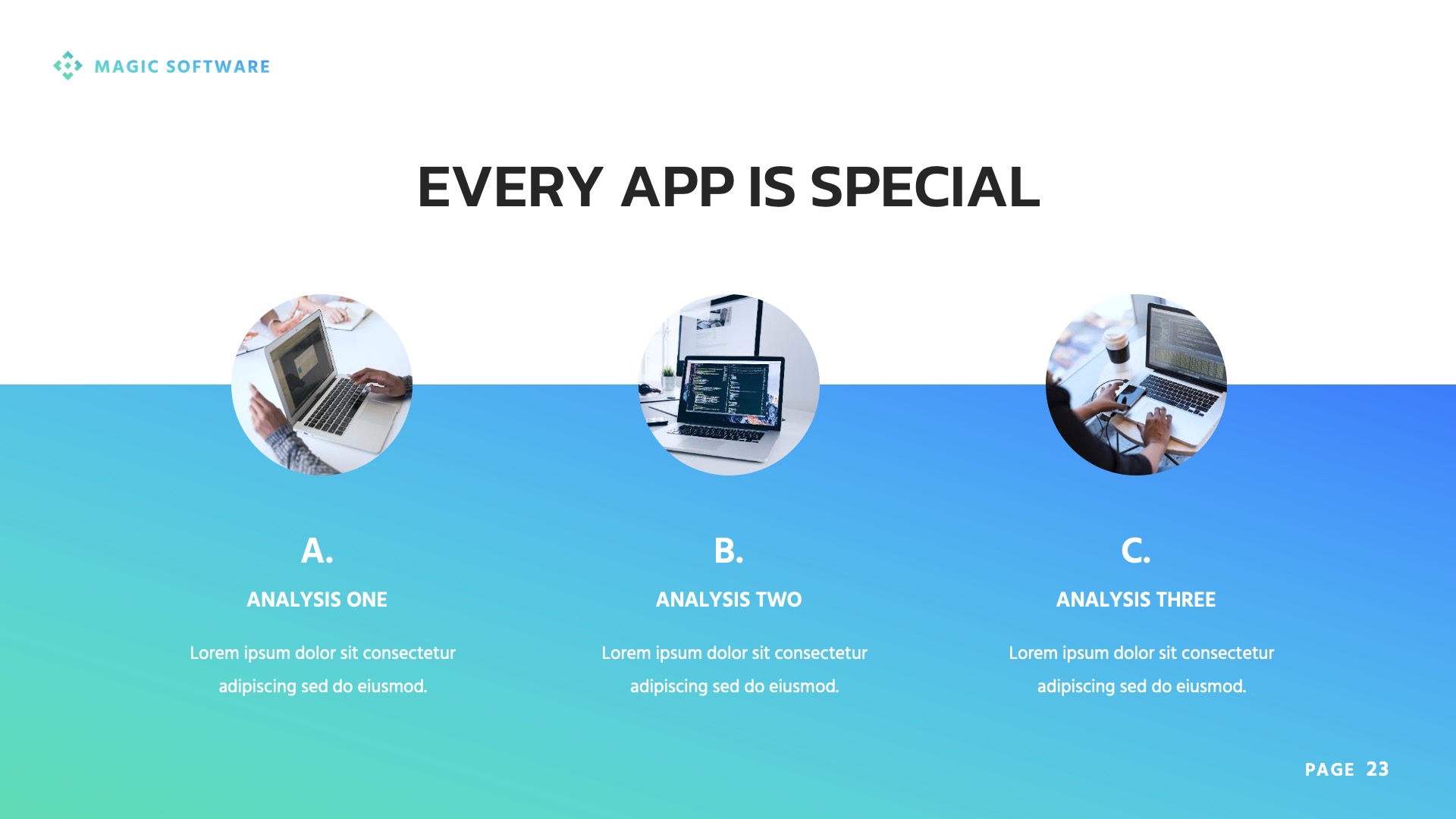 Magic - Software Engineering Presentation Keynote, Presentation Templates
