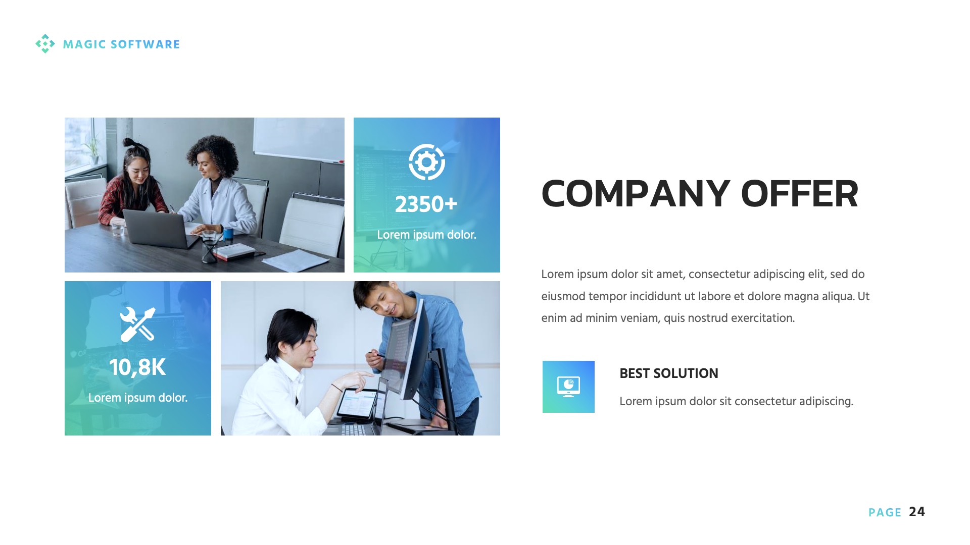 Magic - Software Engineering Presentation Keynote, Presentation Templates