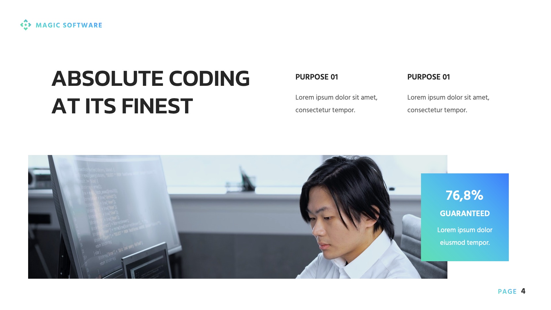 Magic - Software Engineering Presentation Keynote, Presentation Templates