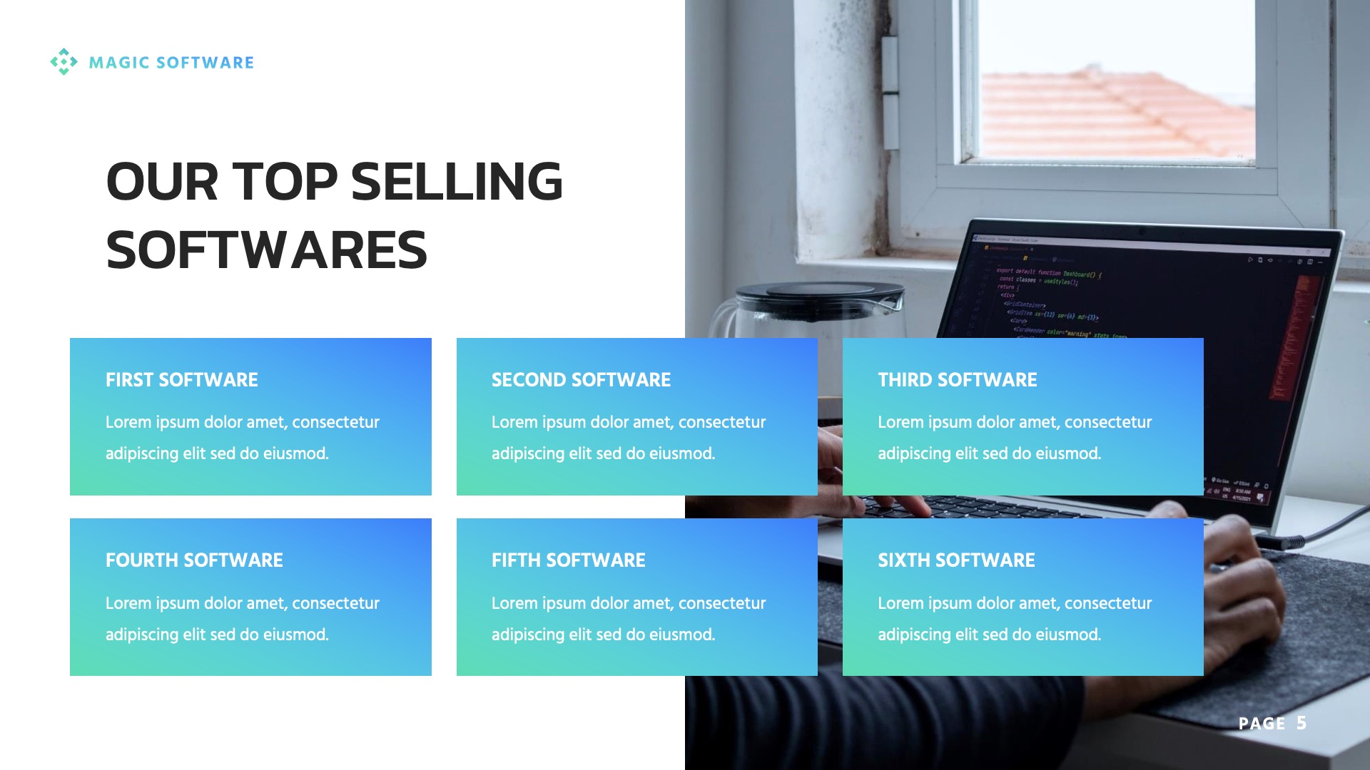 Magic - Software Engineering Presentation Keynote, Presentation Templates