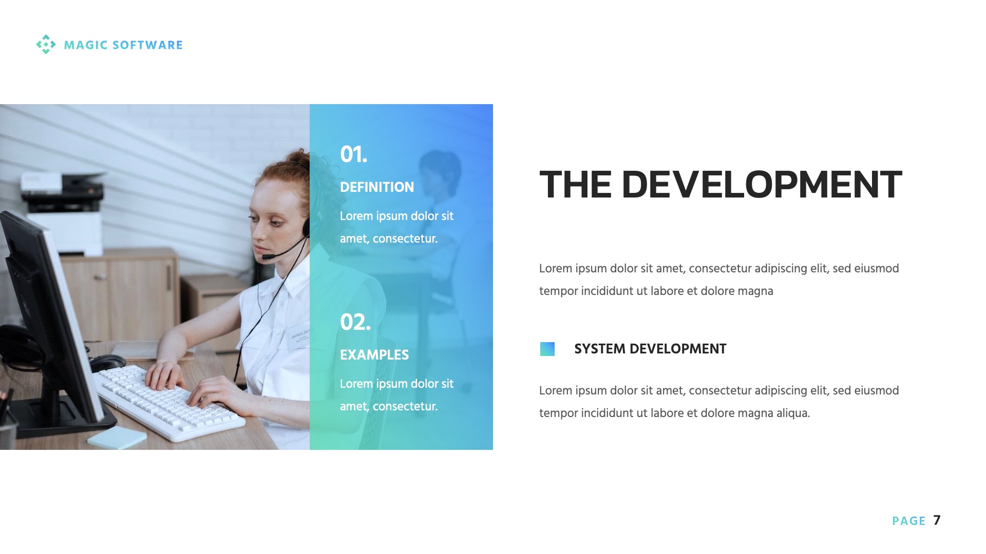 Magic - Software Engineering Presentation Keynote, Presentation Templates