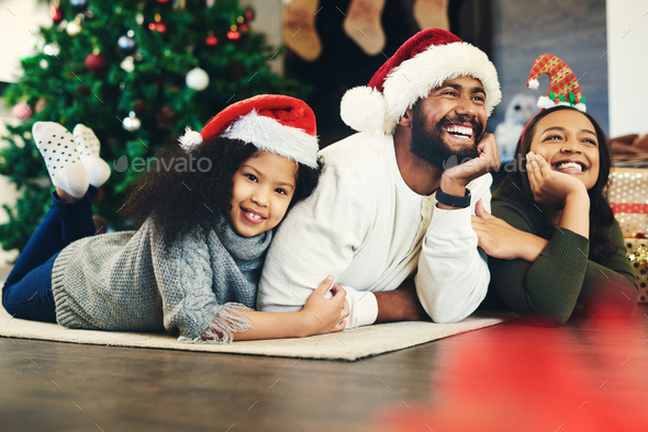 Christmas time is family time - Stock Photo - Images