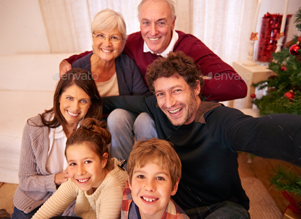 Christmas time is family time - Stock Photo - Images