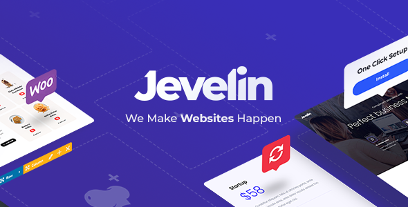 Jevelin  MultiPurpose Responsive WordPress AMP Theme