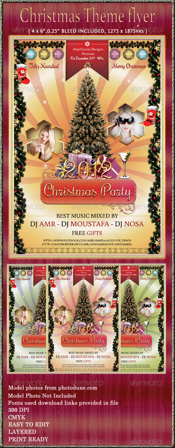 Christmas Party Event Flyer - Holidays Events