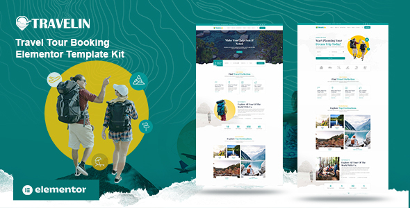 Travelin - Travel Tour Booking Elementor Template Kit By ...