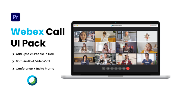Webex Video Conference UI Pack
