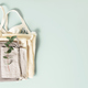 Set of reusable cotton eco bags. responsible consumption, eco-friendly concept - PhotoDune Item for Sale