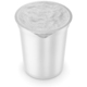 Plastic cup for dairy food with foil lid Isolated. 3D rendering. - PhotoDune Item for Sale