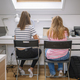 Two young girls studying in their room. - PhotoDune Item for Sale