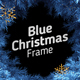 Blue Christmas Frame 4K - VideoHive Item for Sale