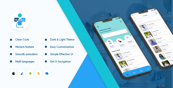 Medico Ui Template Flutter 3.13 Supported