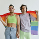 Two gay young men holding hands - PhotoDune Item for Sale