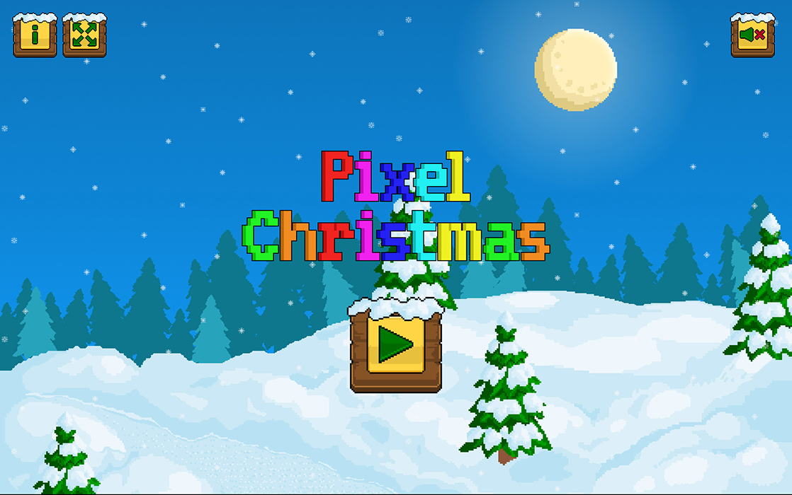 Pixel Christmas - HTML5 Arcade Game by codethislab | CodeCanyon